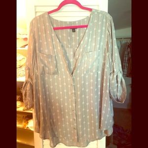 Chiffon work shirt